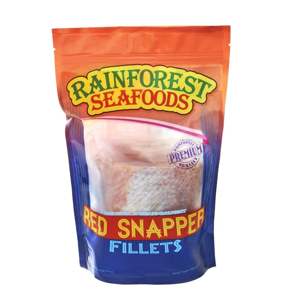 RAINFOREST SNAPPER RED FILLETS 454g