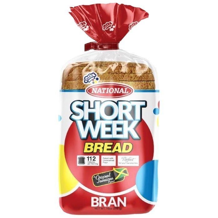 NATIONAL BREAD SHORT WEEK BRAN 18oz