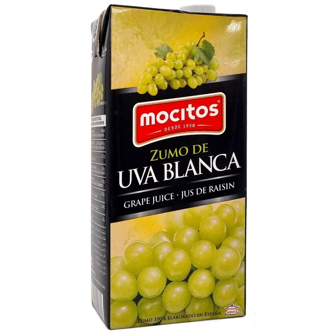 MOCITOS 100% JUICE WHITE GRAPE 1L