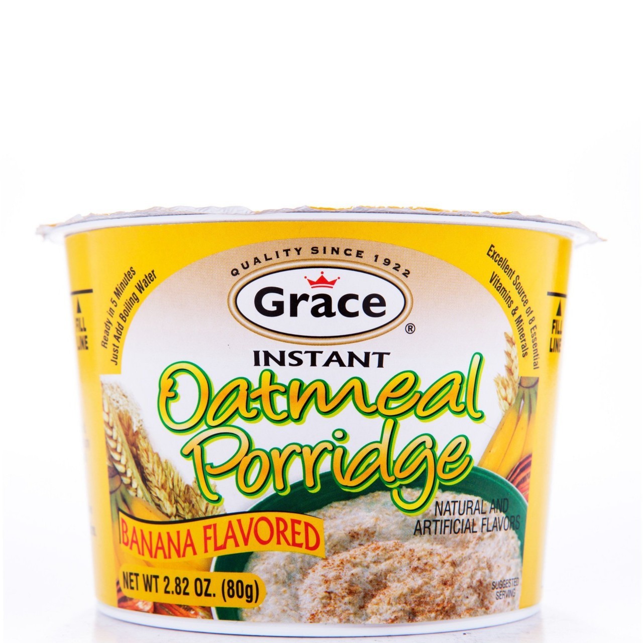 GRACE PORRIDGE INSTANT OATMEAL BANAN 60g