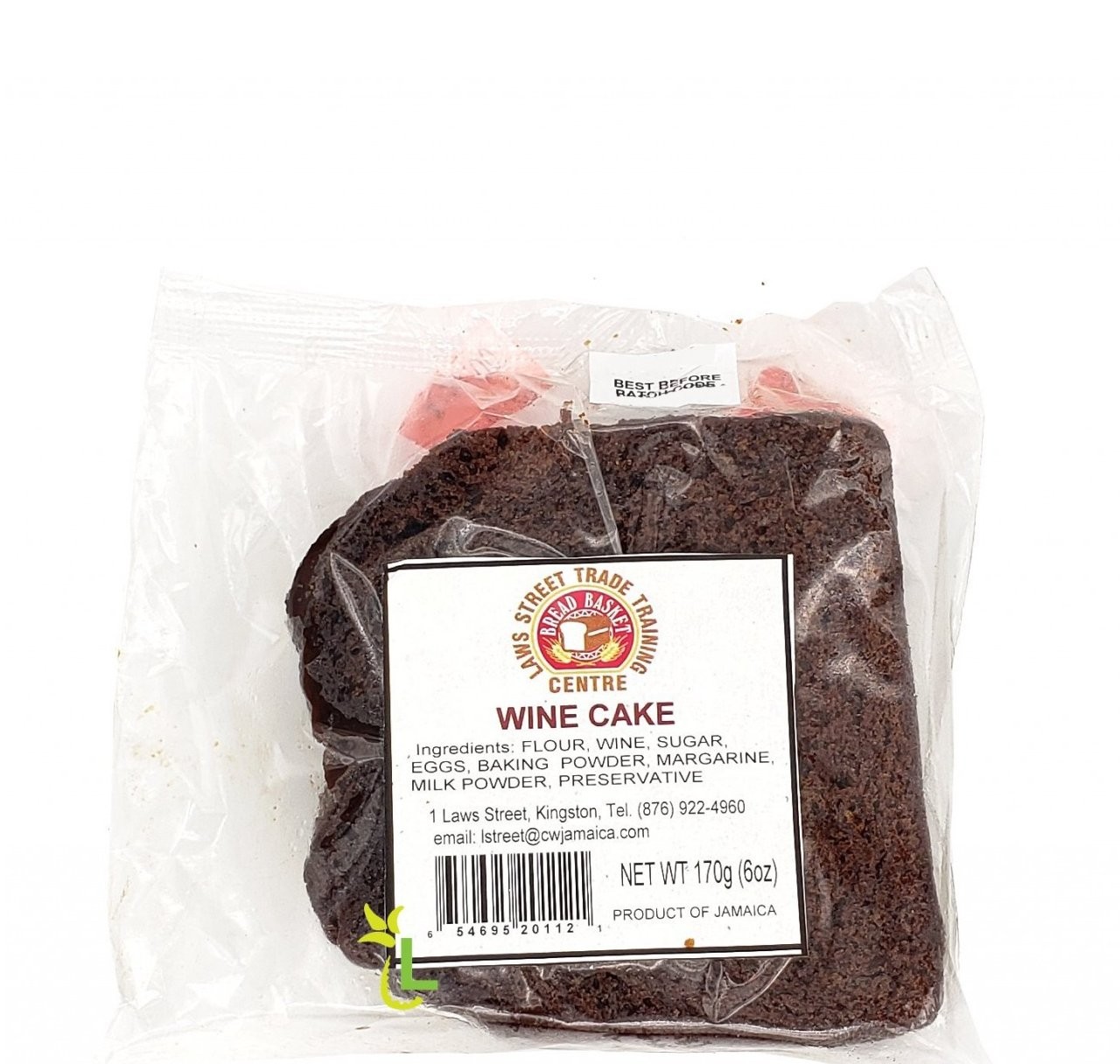 BREAD BASKET WINE CAKE 170g