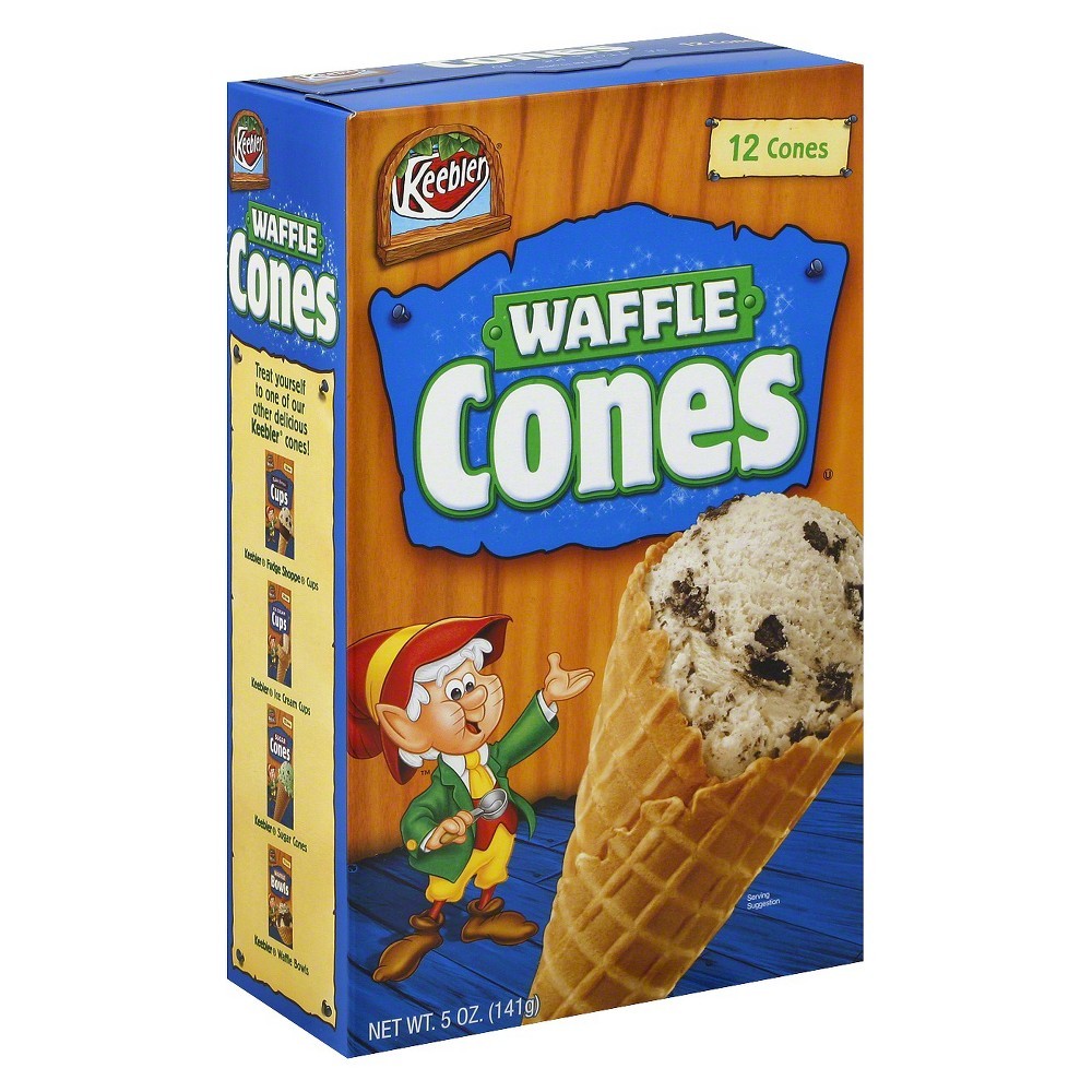 KEEBLER WAFFLE CONES 141g