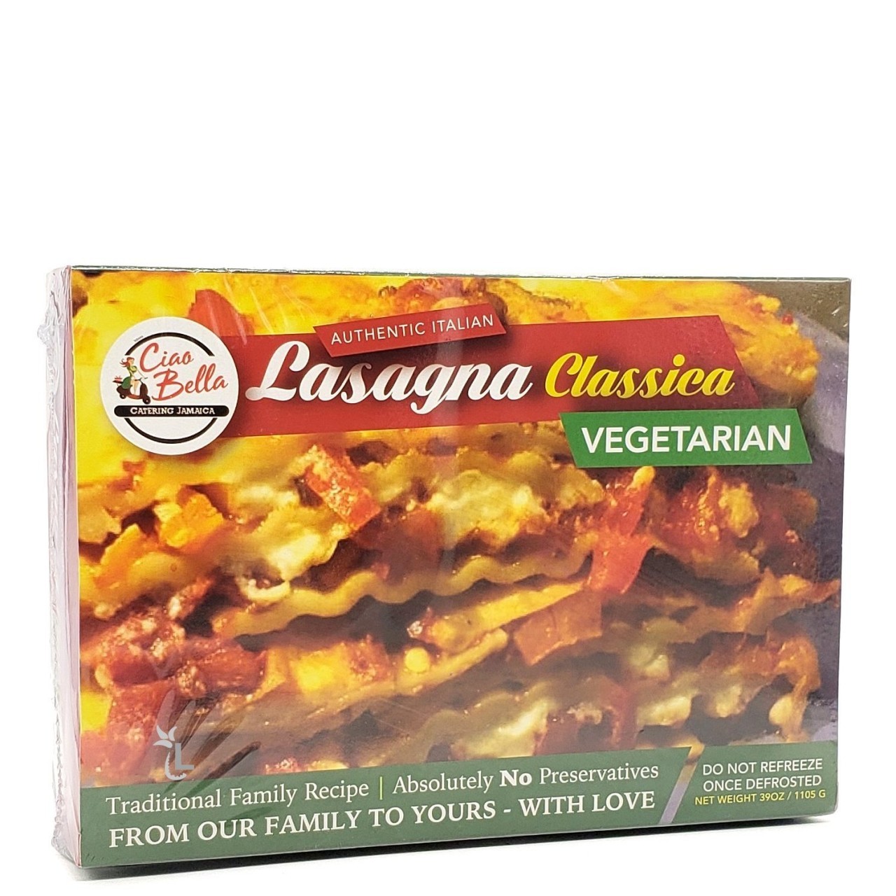 CIAO BELLA LASAGNA CLASSICA VEGETBL 39oz