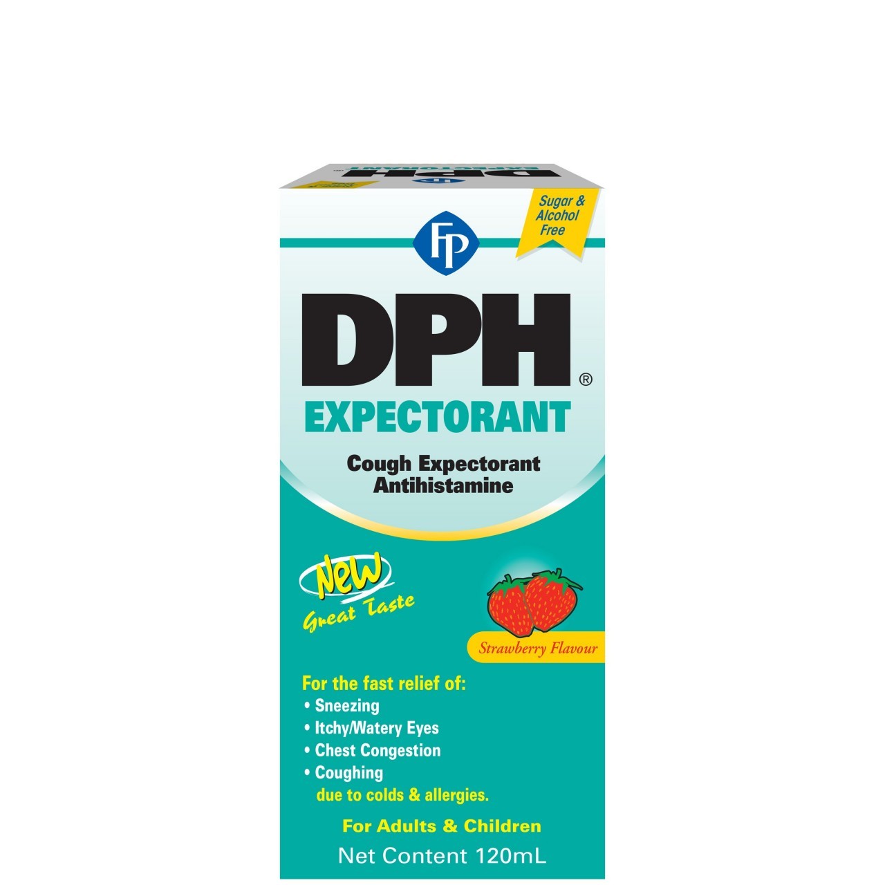FP DPH EXPECTORANT STRAWBERRY 120ml