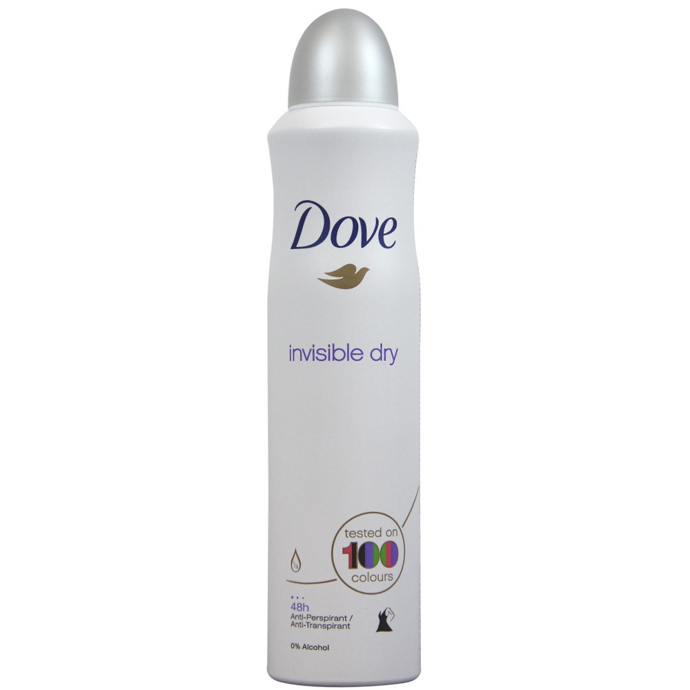 Dove Invisible Dry Anti-Perspirant Spray, 48Hour, 250ml
