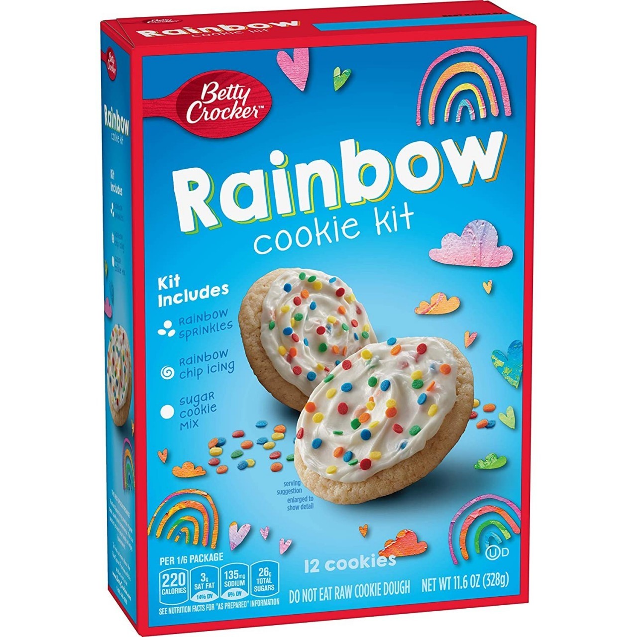 BETTY CRKR COOKIE KIT RAINBOW 328g