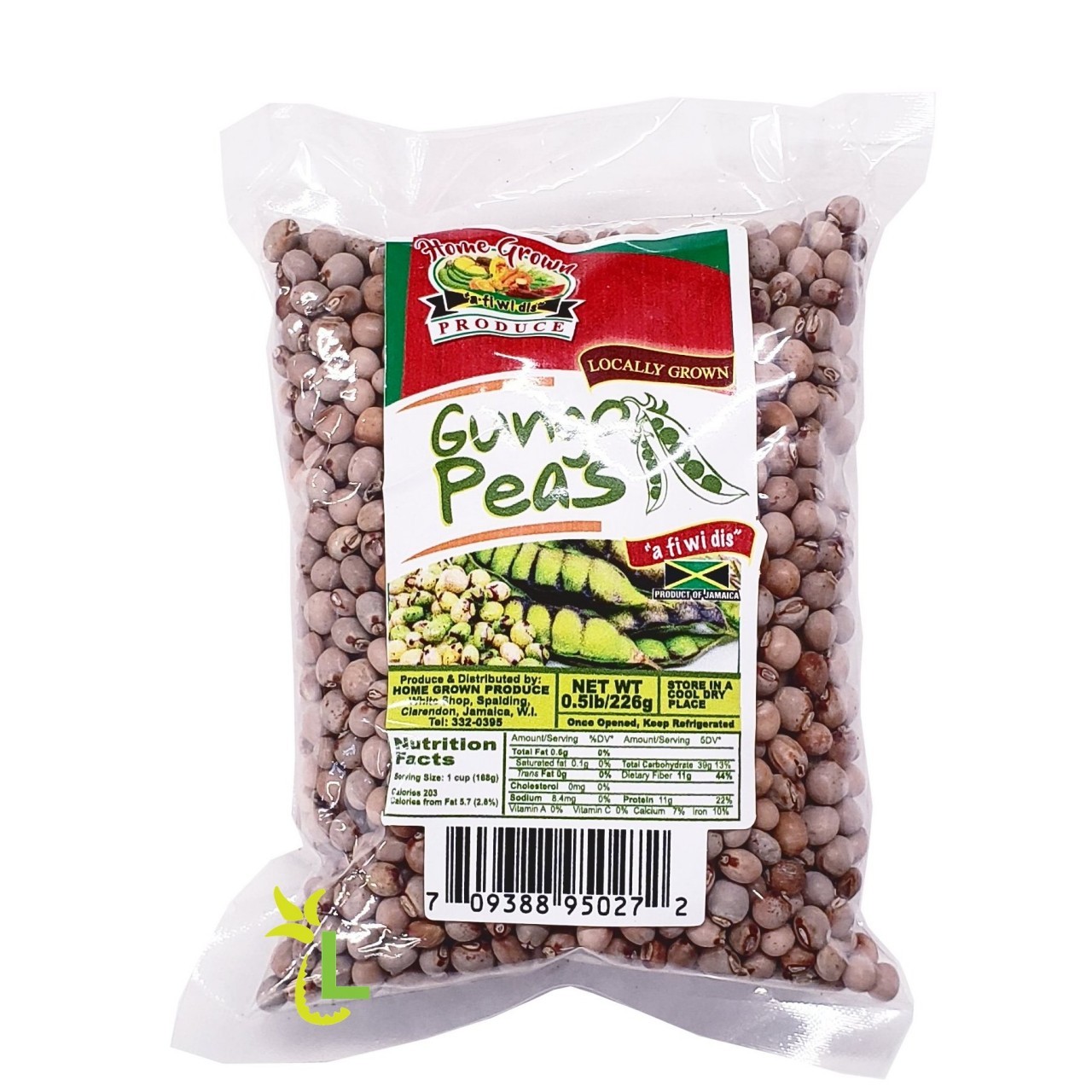 HOME GROWN GUNGO PEAS 226g