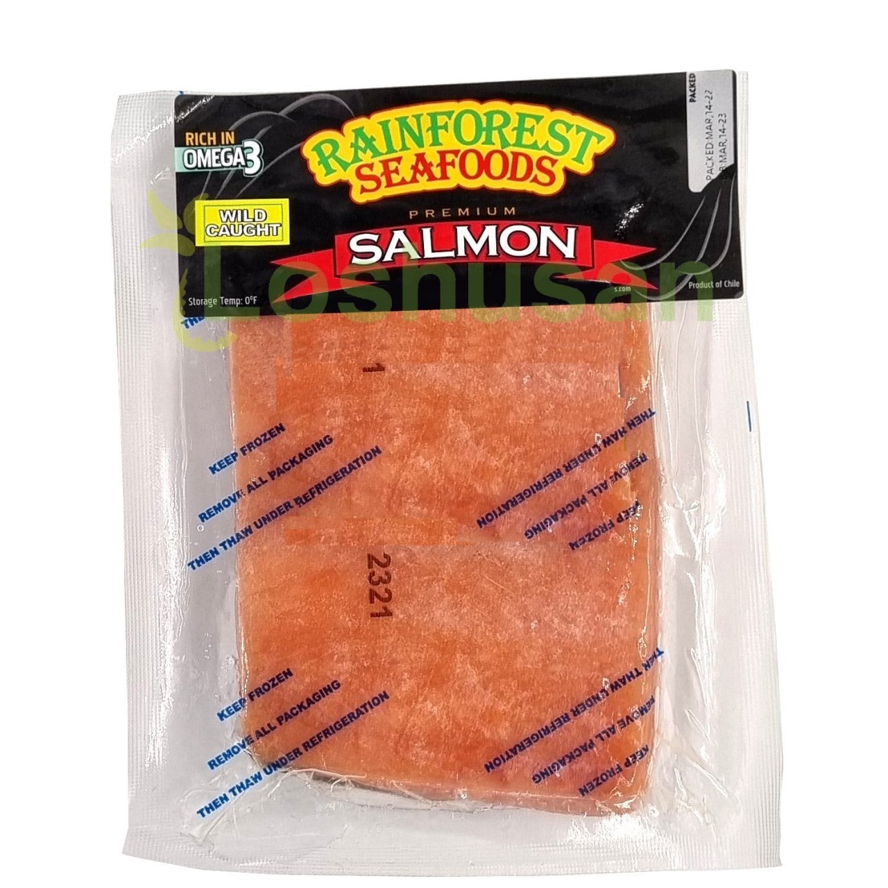 RAINFOREST SALMON FILLET W/C vwt