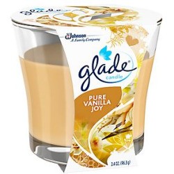 Glade Candle Pure Van Joy 3.4z