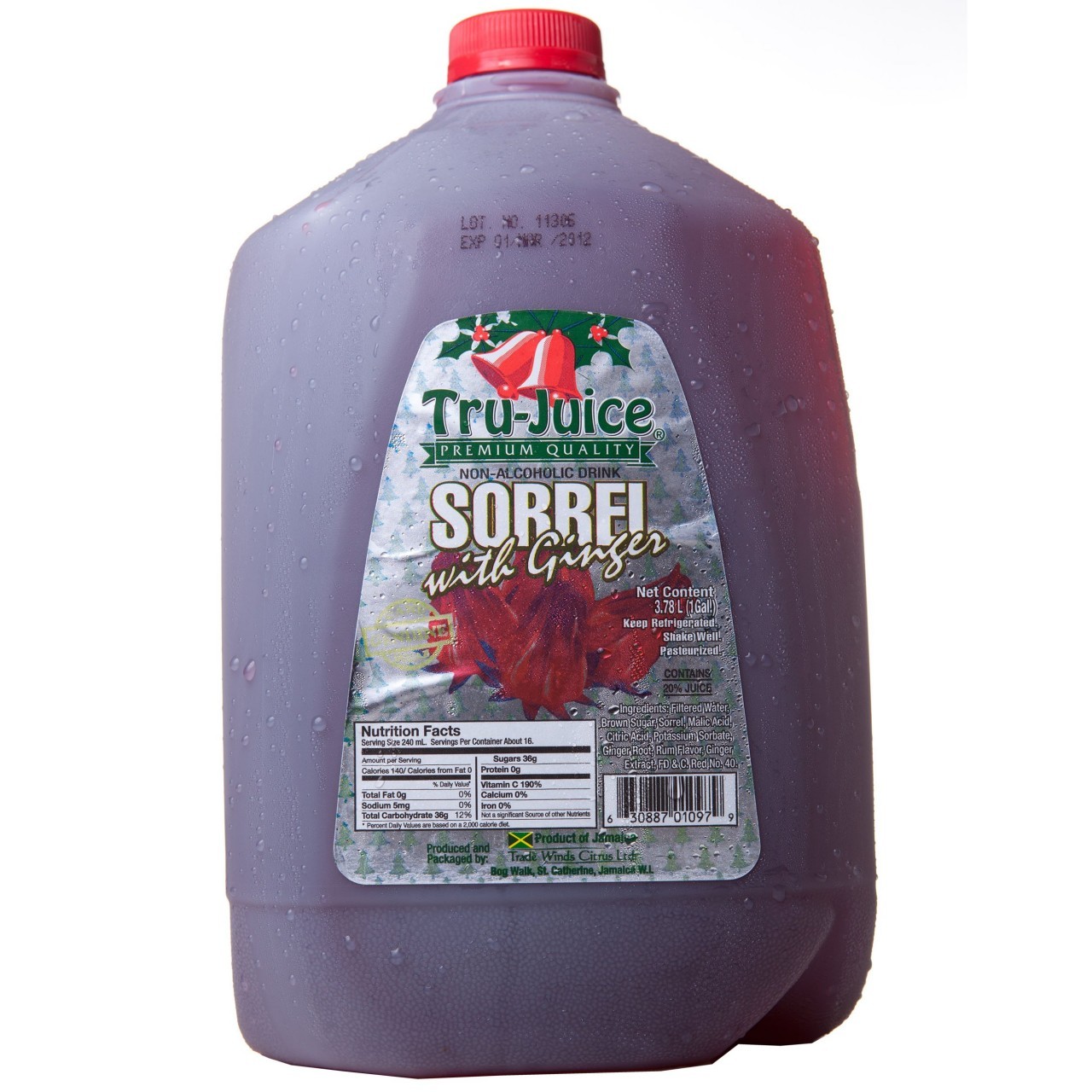 TRU-JUICE SORREL WITH GINGER JUICE 3.8LT
