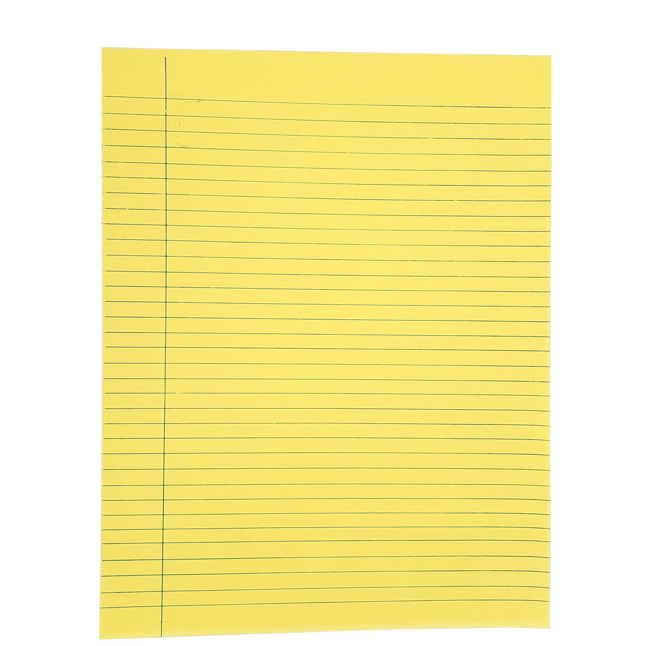 LEGAL PAD LETTER SIZE YELLOW 1ct