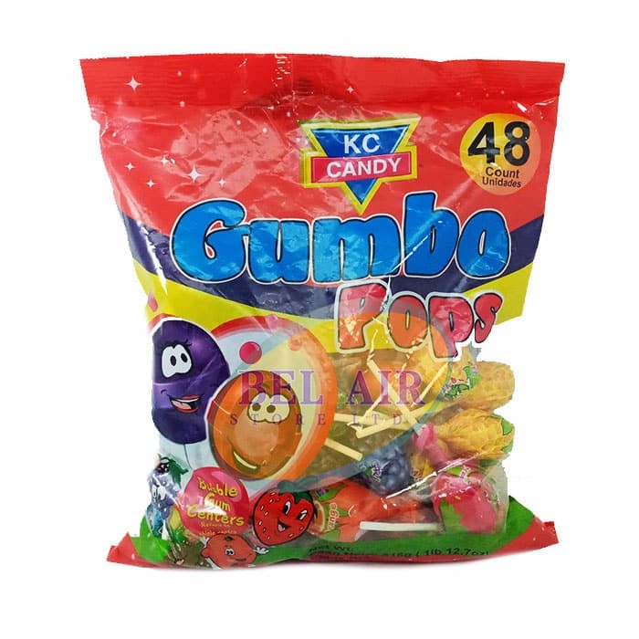 KC CANDY GUMBO POPS (48CT) 720G