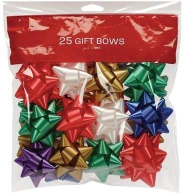 BERWICK GIFT BOWS PEEL N STICK 25ct