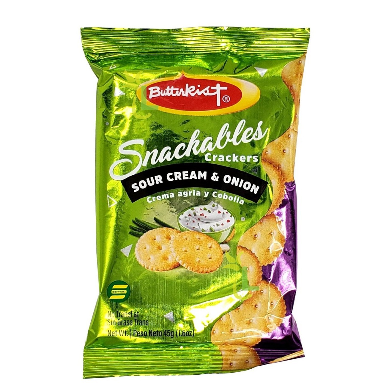 BUTTERKIST SNACKABLES SOUR CREAM 45g