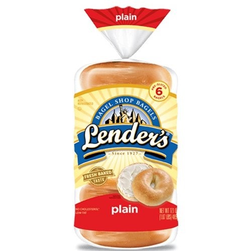 LENDERS BAGELS PLAIN 340g