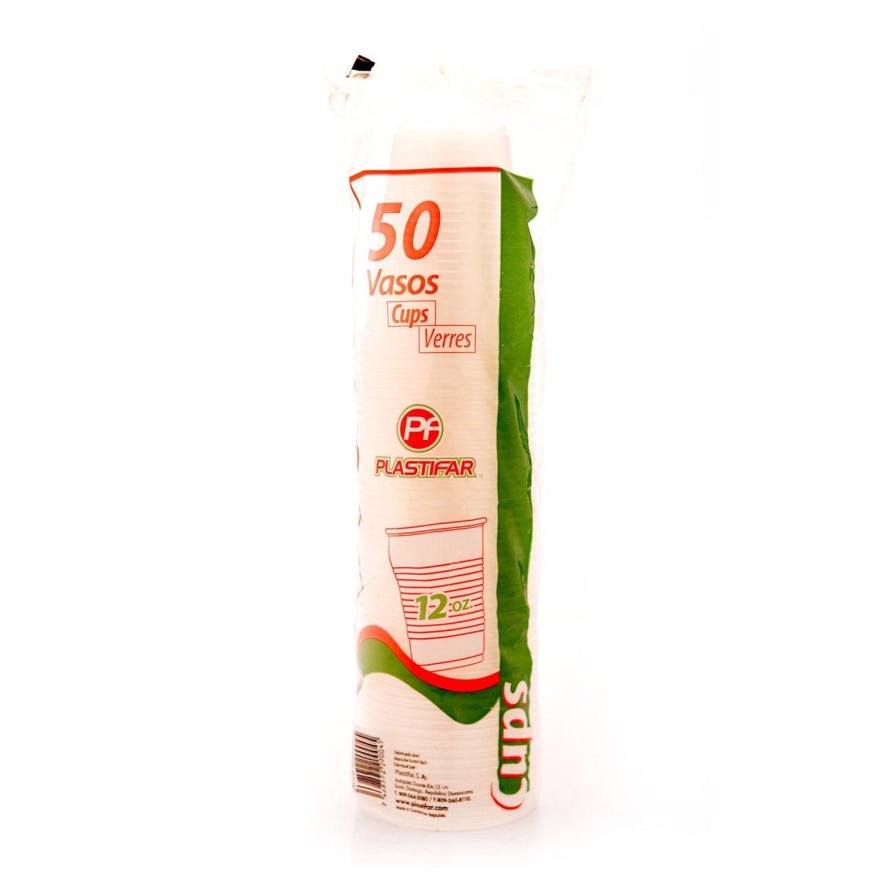 PLASTIFAR PLASTIC CUP 50x12oz