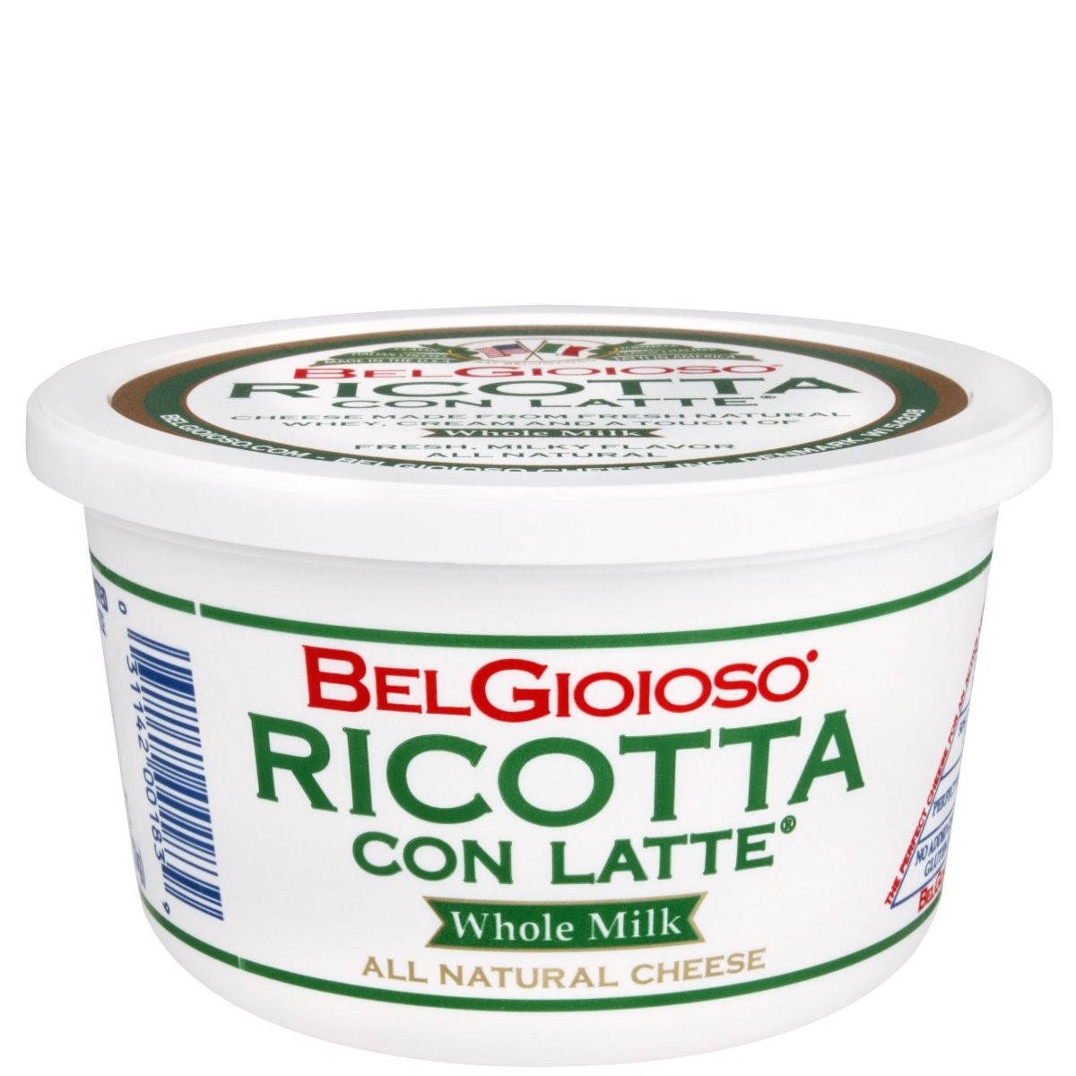 BELGIOIOSO RICOTTA WHOLE MILK 16oz