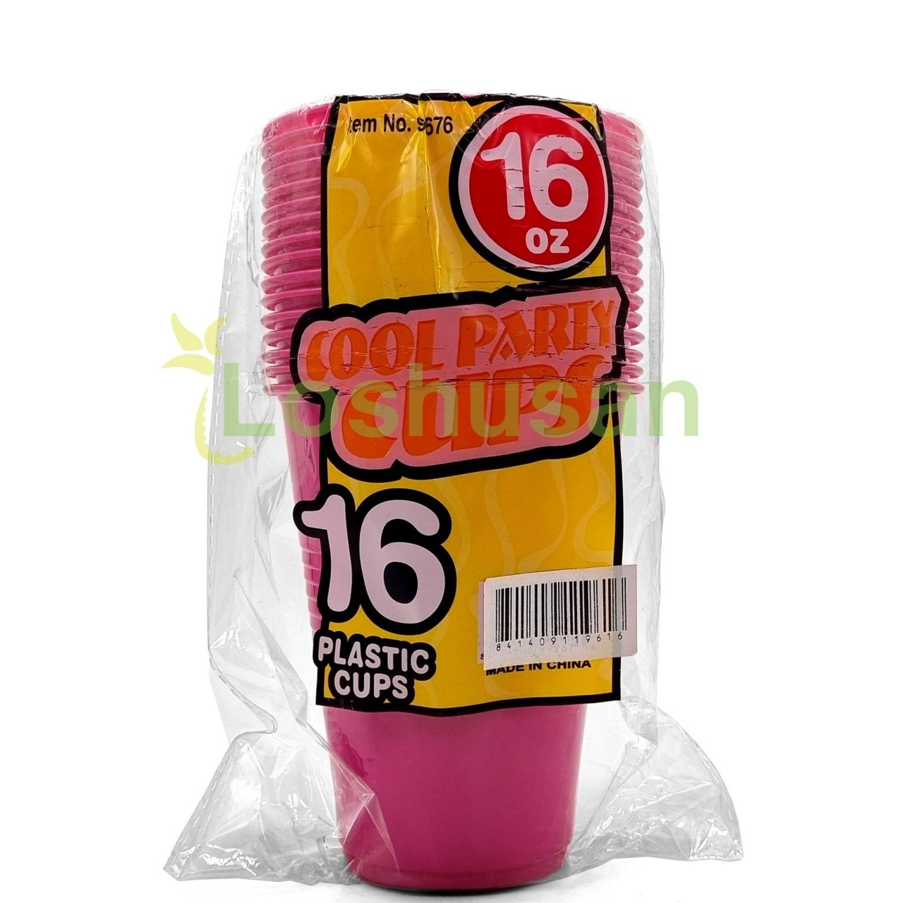COOL PARTY CUPS COLORED 16x16oz