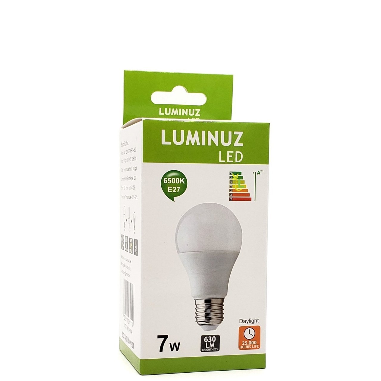 LUMINUZ LED BULB DAYLIGHT 7W