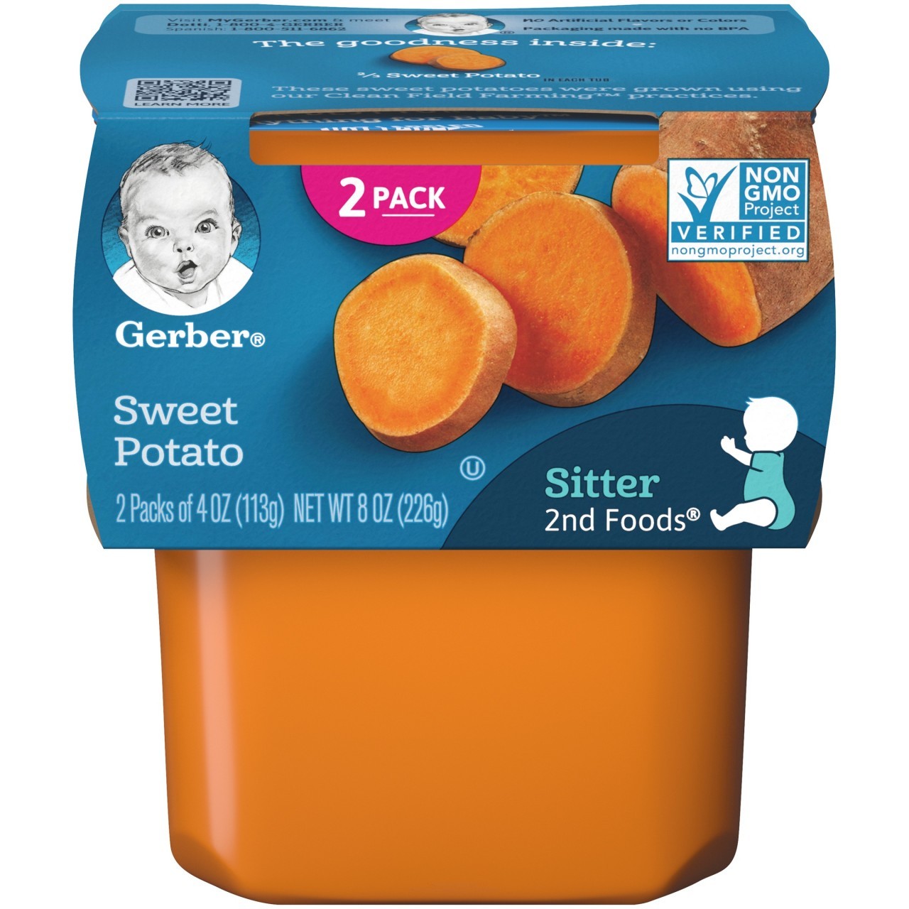 GERBER 2 SWEET POTATO 2x113g