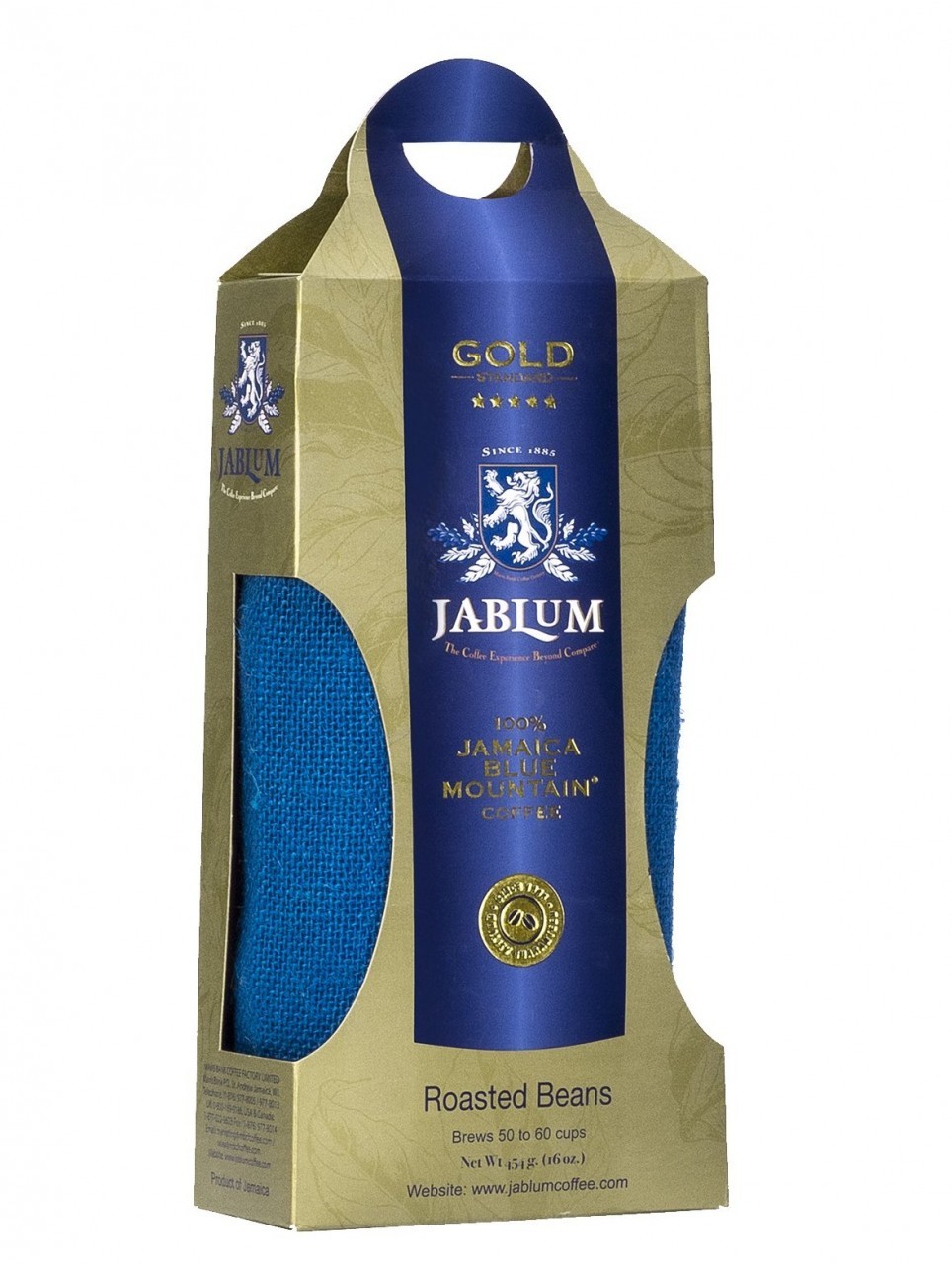 JABLUM GOLD ROASTED WHOLE BEAN 16oz