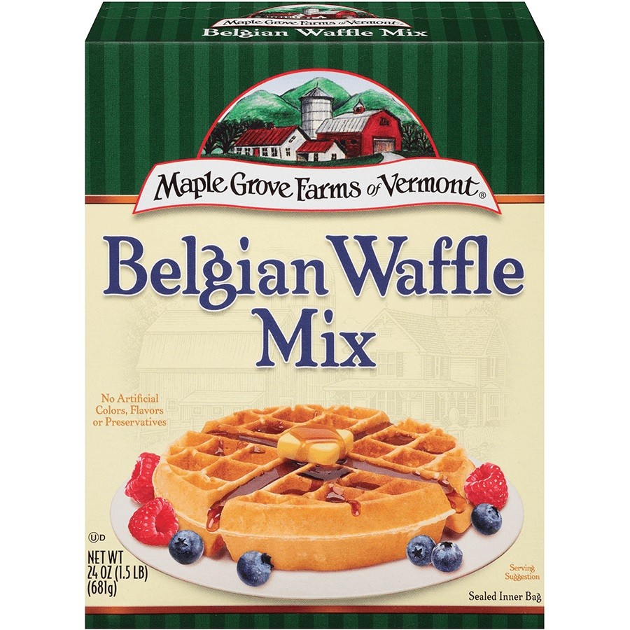 MAPLE GROVE WAFFLE MIX BELGIAN 24oz