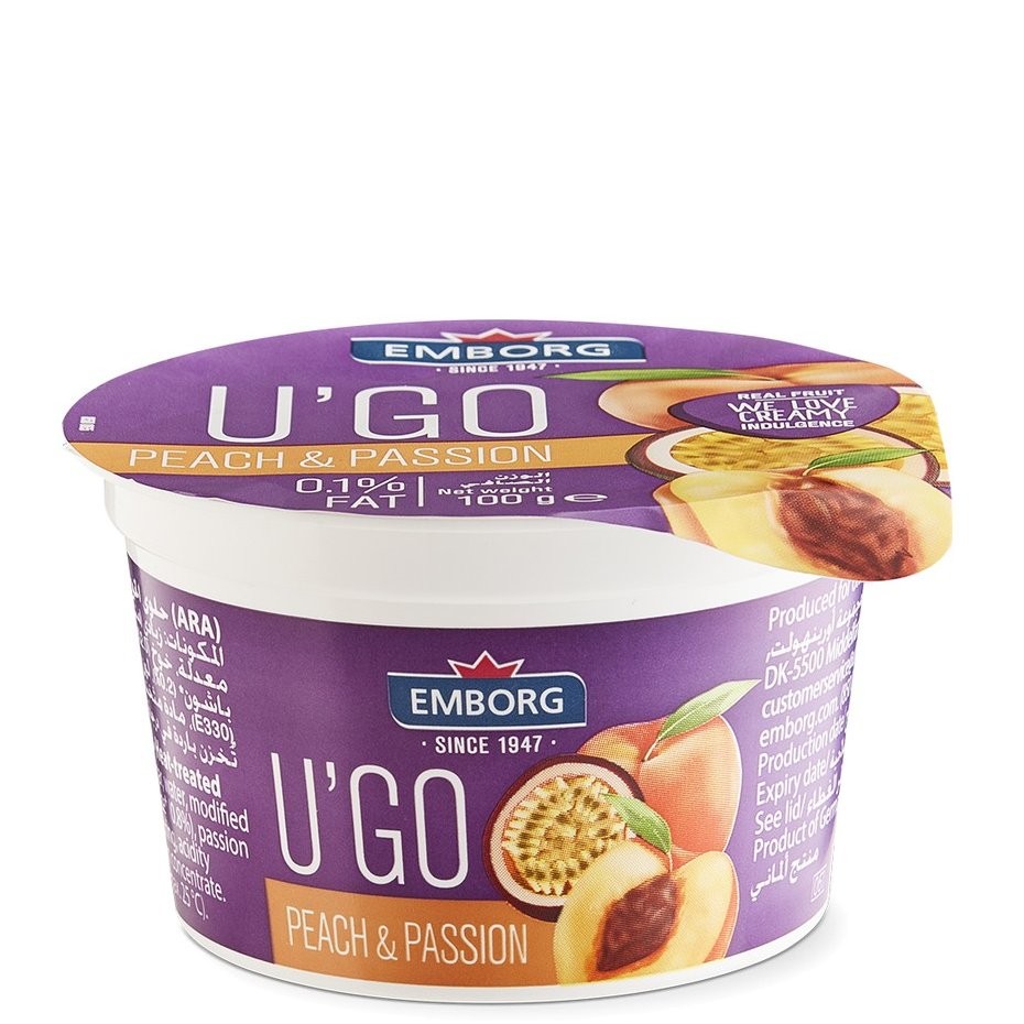 EMBORG U'GO PEACH PASSION 100g