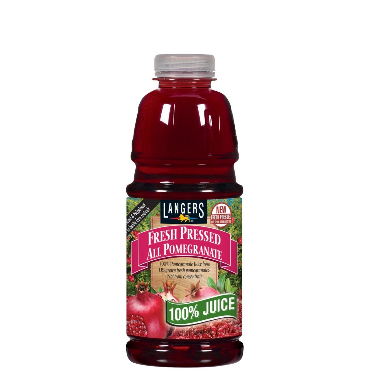 LANGERS ALL POMEGRANATE 32oz