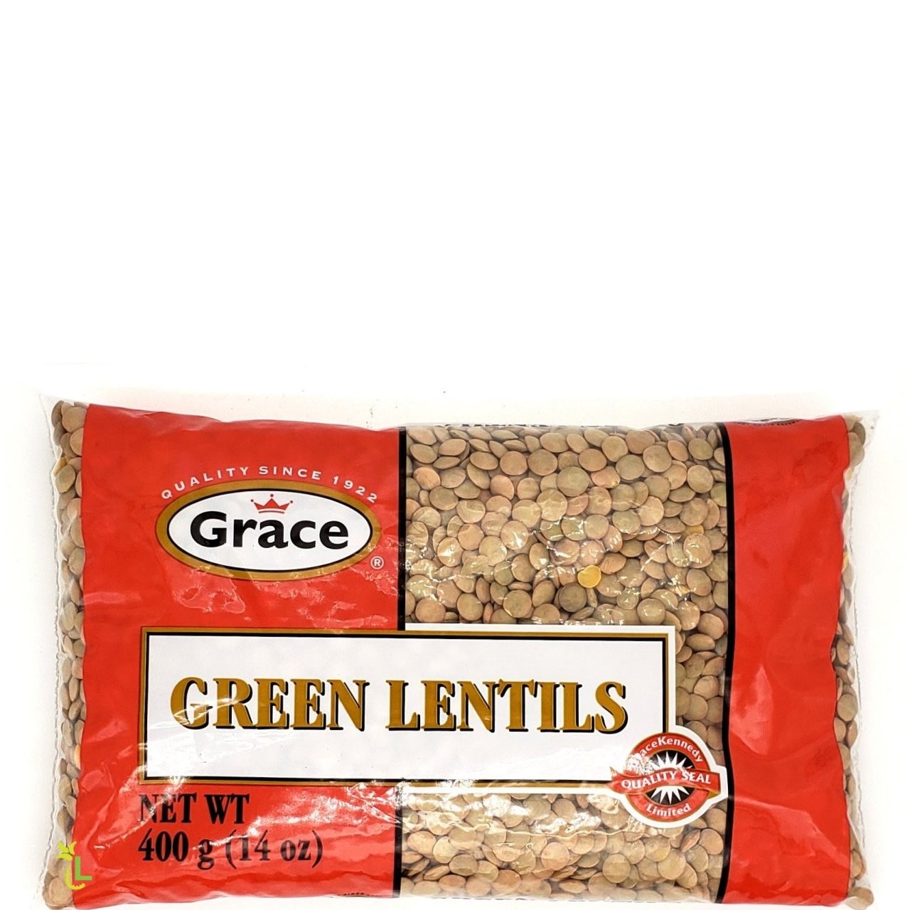 GRACE DRY GREEN LENTILS 400g