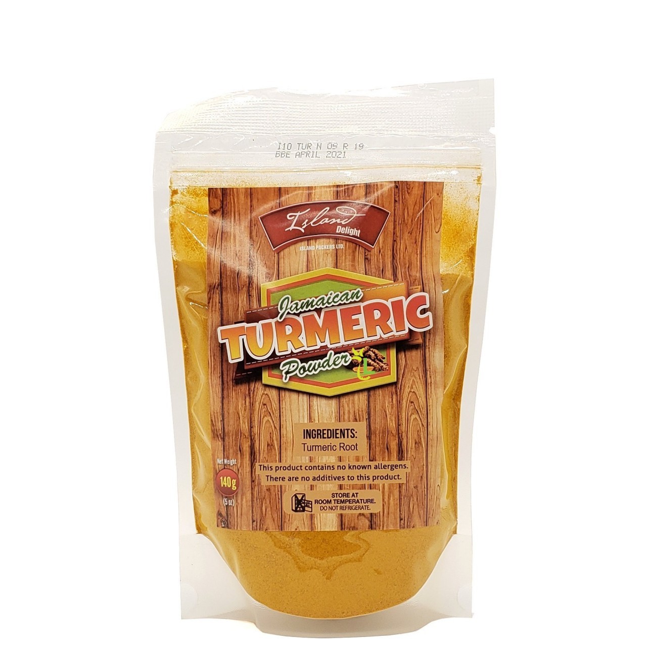 ISLAND DELIGHT TURMERIC POWDER 140g