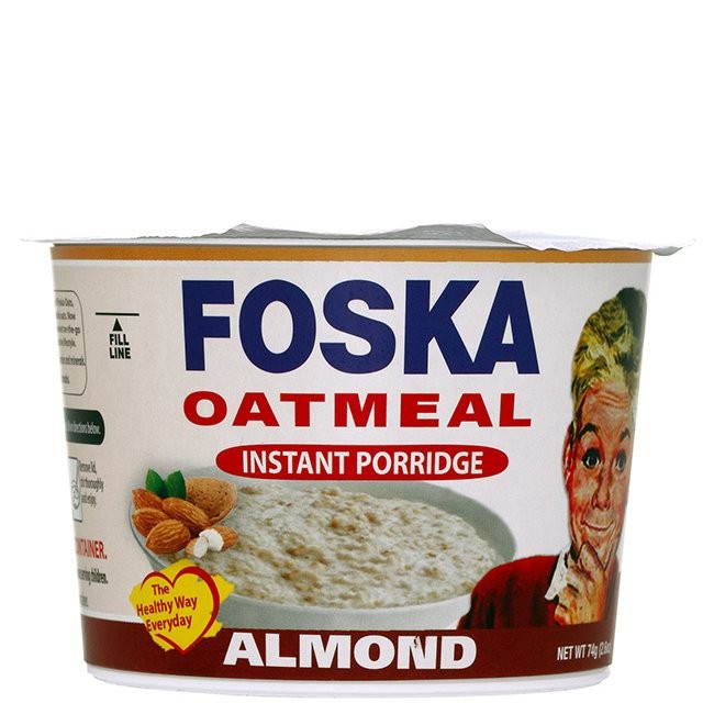 FOSKA OATMEAL INST PORRIDGE ALMOND 74g