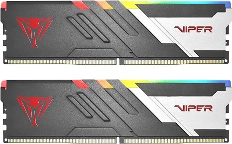Patriot Viper Venom RGB DDR5 64GB (2 x 32GB) 5600MHz UDIMM Desktop Gaming Memory KIT PVVR564G560C40K