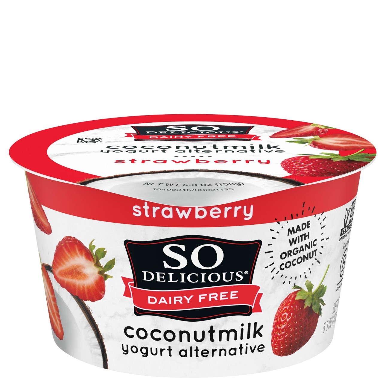 SO DELICIOUS DAIRY FREE STRAWBERRY 5.3oz