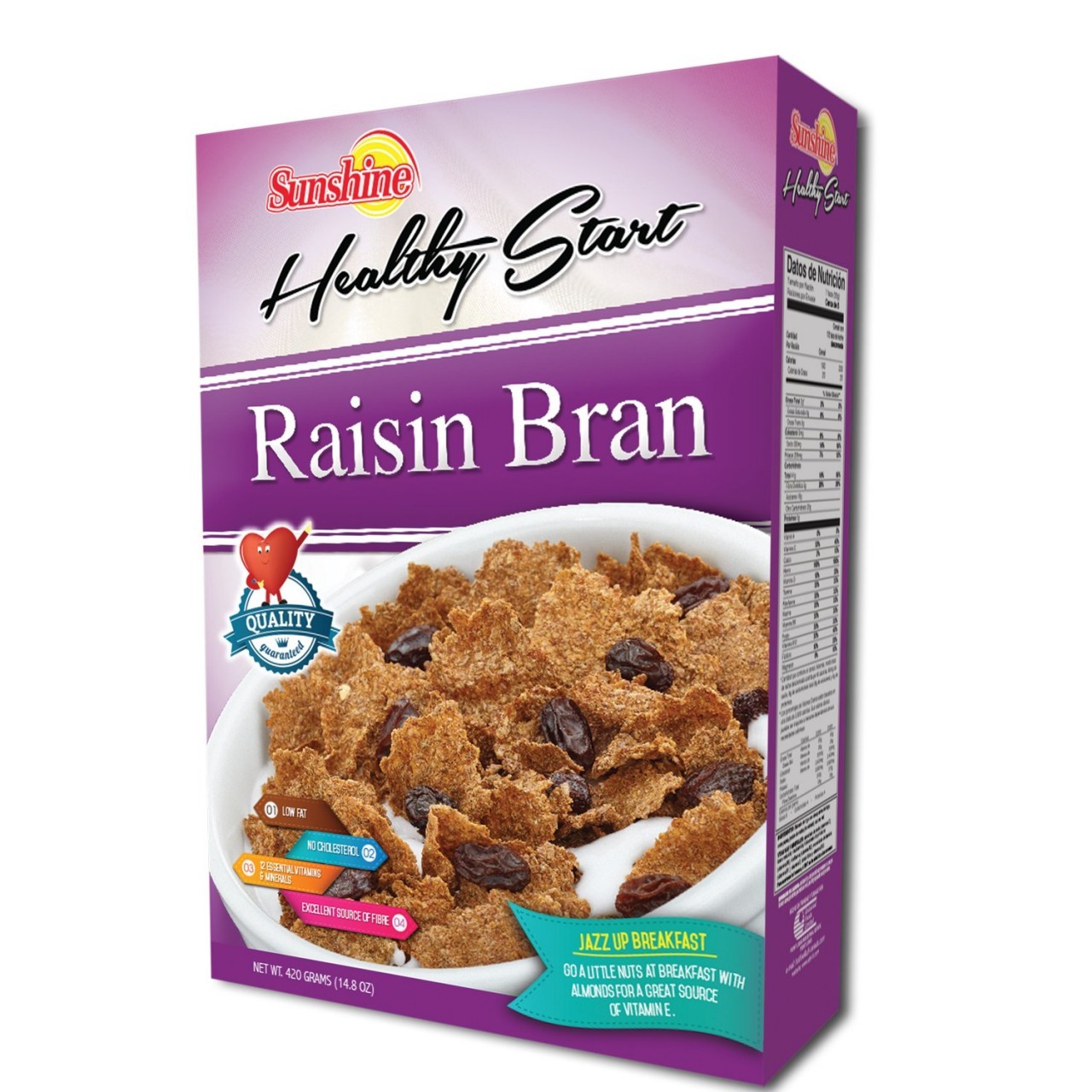 SUNSHINE RAISIN BRAN 420g