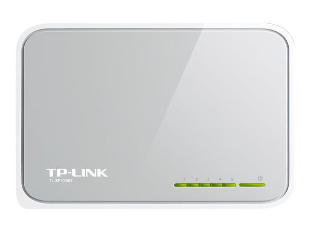 TP-Link TL-SF1005D 5-Port 10/100Mbps Desktop Switch - Switch - 5 x 10/100