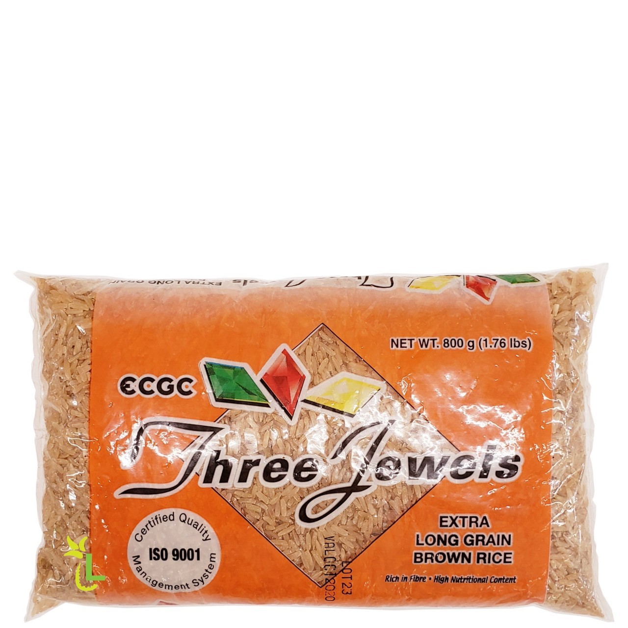 THREE JEWELS BROWN RICE 800g