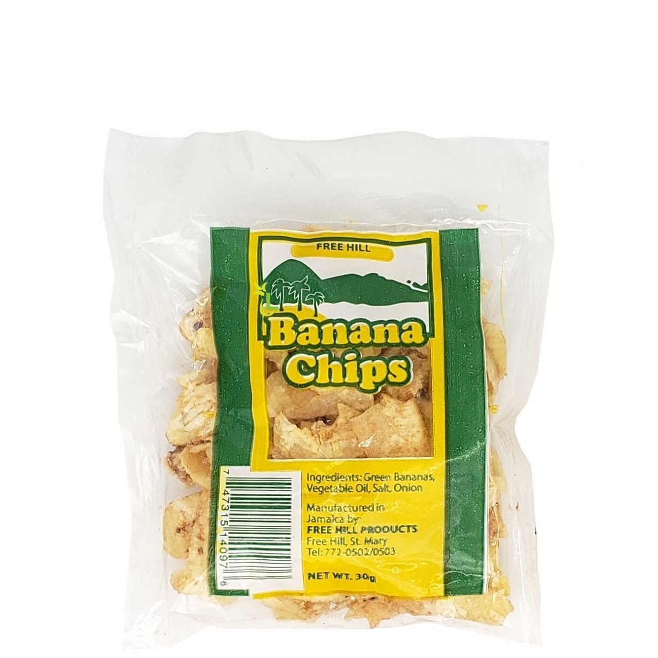 FREEHILL BANANA CHIPS 30g