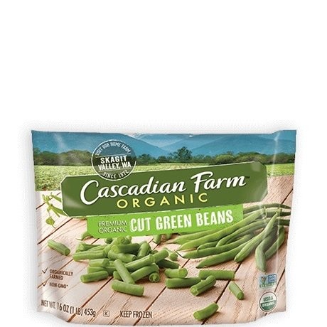CASCADIAN FARM ORG CUT GREEN BEANS 454g