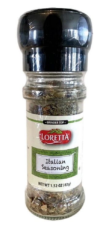 LORETTA GRINDER ITALIAN SPICE 2.oz