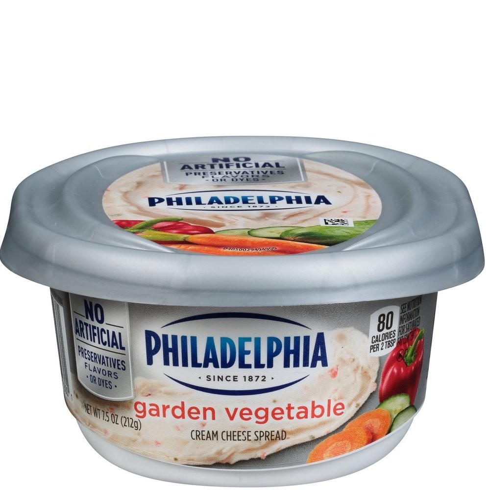PHILADELPHIA CREAM CHSE GARDEN VEG 8oz