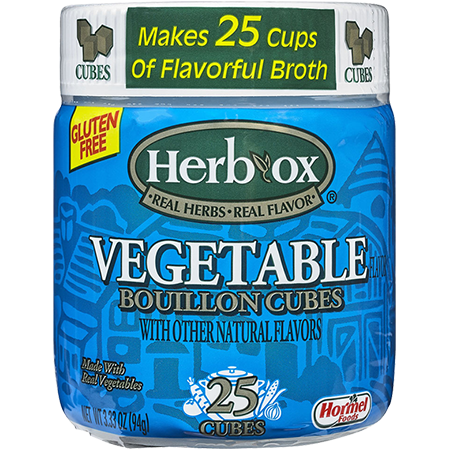 HERB OX BOUILLON CUBES VEGETABLE 25ct