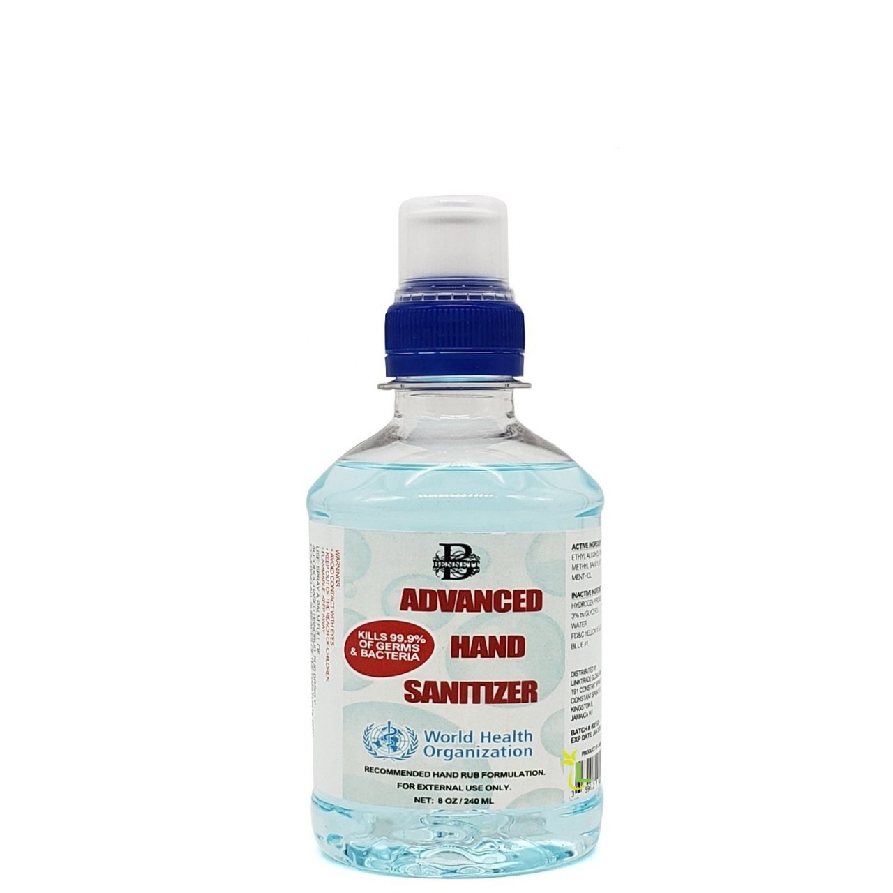 BENNETT ADVANCE HAND SANITIZER 8oz