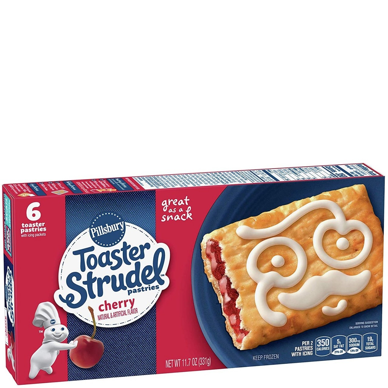 PILLSBURY TOAST STRUDEL CHERRY 331g