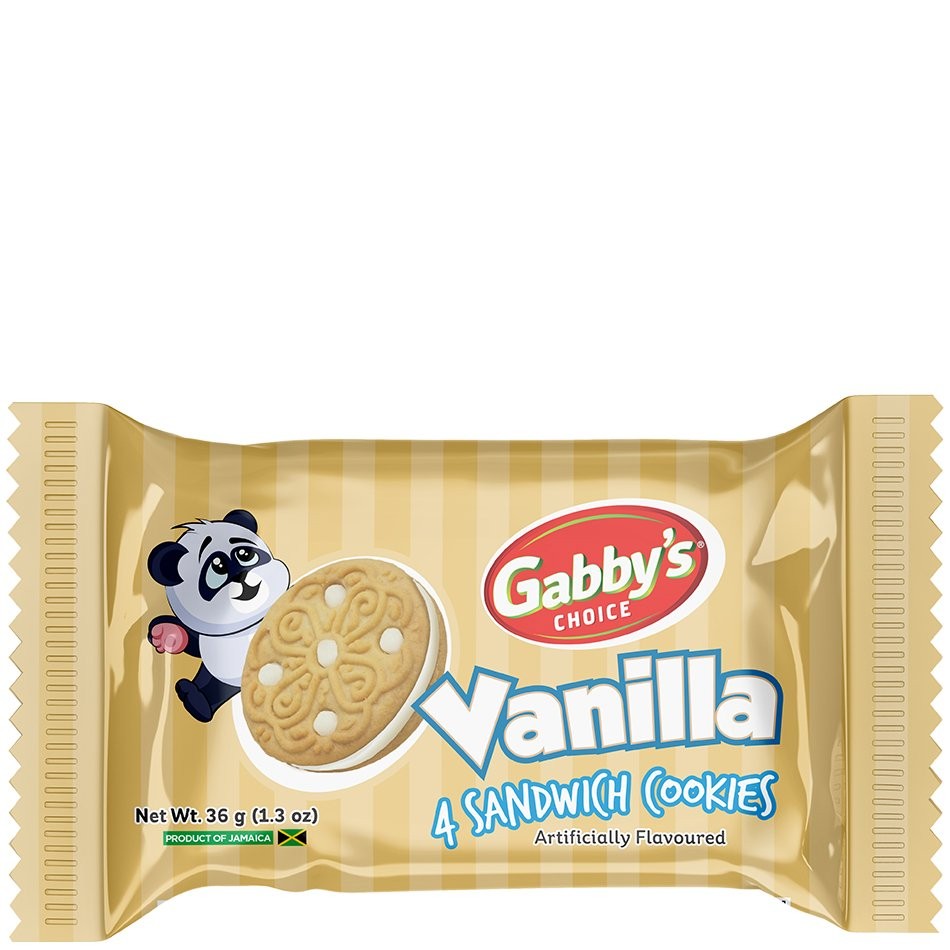 GABBYS SANDWICH COOKIE VANILLA 36g