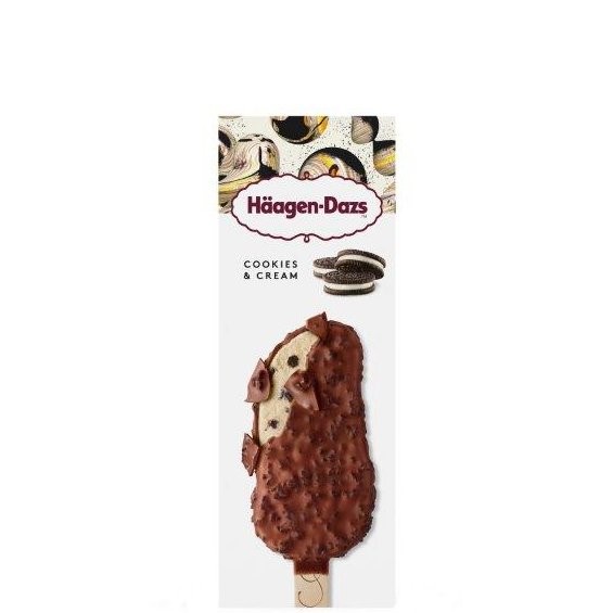 HAAGEN DAZS COOKIES & CREAM BAR 80ml