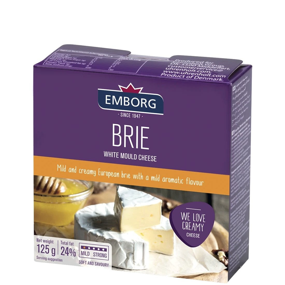 EMBORG BRIE DANISH 125g