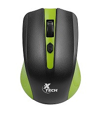 Xtech - Mouse - 2.4 GHz, Wireless Green 1600dpi XTM-310GN