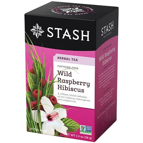 STASH TEA RASPBERRY HISBISCUS 20s