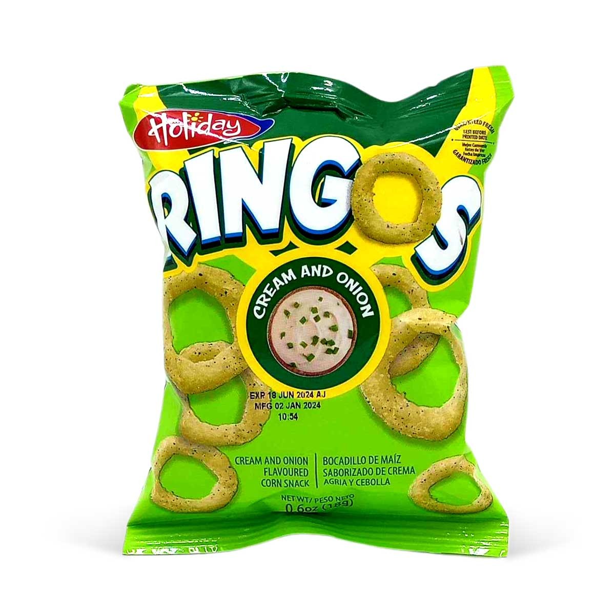 HOLIDAY RINGOS CREAM ONION 18g