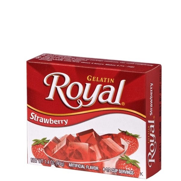 ROYAL GELATIN STRAWBERRY 1.4oz